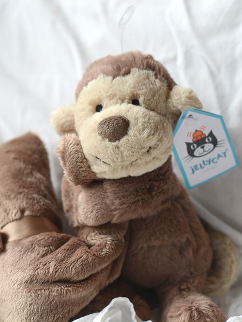 Jellycat Shooshu Monkey soother and popular plush NWT