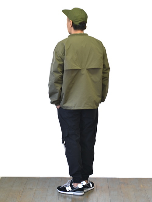 SERGEANT Peメモリーギャバ スピンドル入り クルー Olive