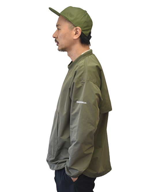 SERGEANT Peメモリーギャバ スピンドル入り クルー Olive