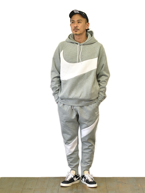 NIKE TECH SWOOSH Fleece Pant ﾃｯｸ ﾌﾘｰｽ ﾊﾟﾝﾂ GREY を通販 | ETOFFE