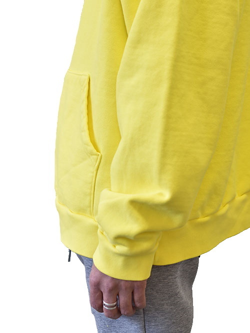 Upcycle Organic Fleece Parka - Yellow