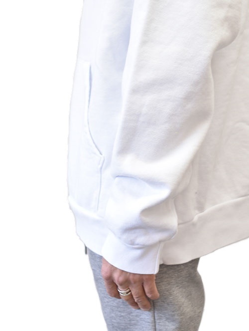 Upcycle Organic Fleece Parka - White