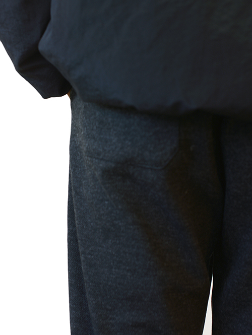 LA MOND TWEED KNIT PANT - Charcoal