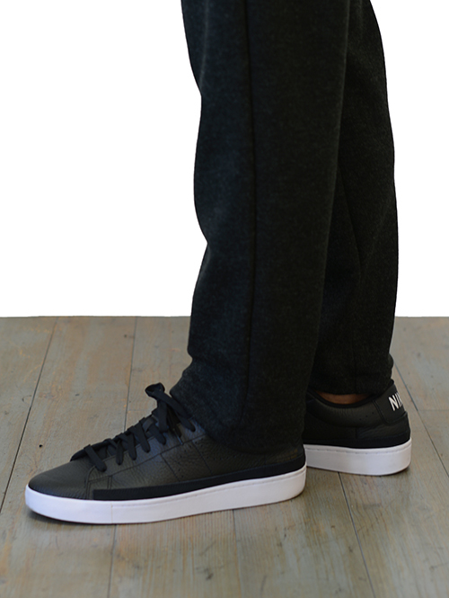 LA MOND TWEED KNIT PANT - Charcoal