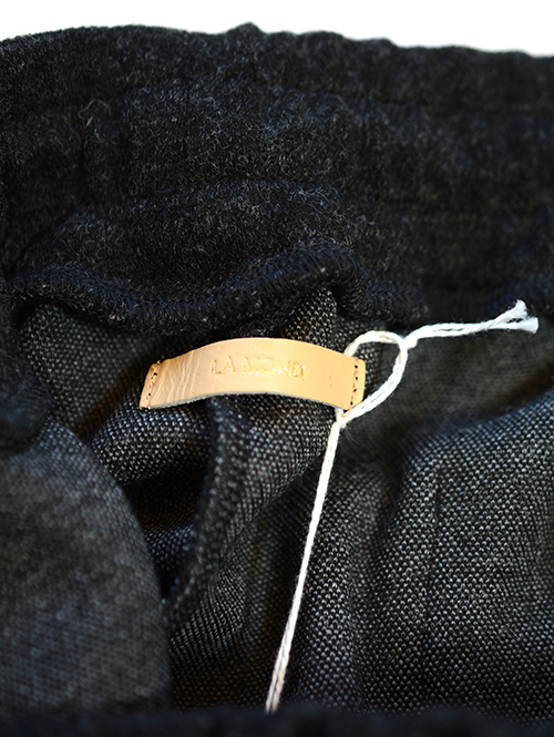 LA MOND TWEED KNIT PANT - Charcoal
