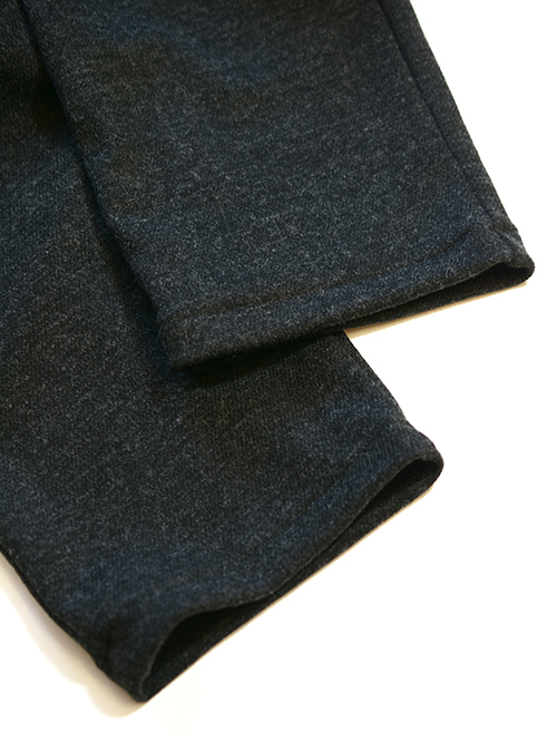 LA MOND TWEED KNIT PANT - Charcoal