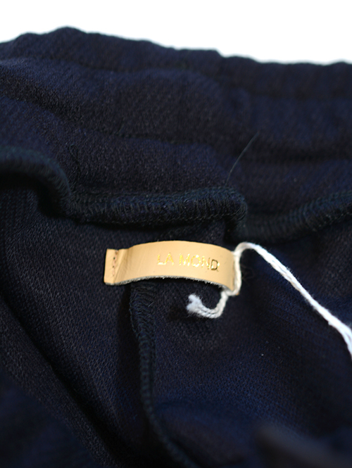 LA MOND TWEED KNIT PANT - D.Navy