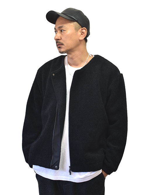 SERGEANT WOOL BOA RIDERS JACKET Black