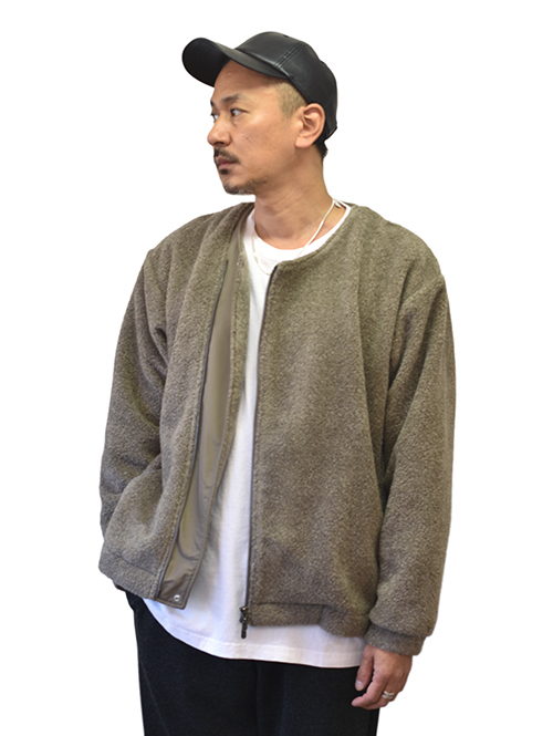 SERGEANT WOOL BOA RIDERS JACKET Beige