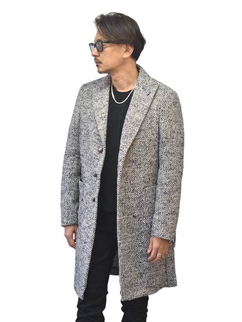 SSEINSE Cappotto ヘリンボーンウール コート