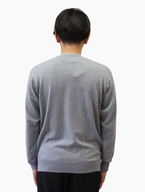 John Smedley 日本限定企画 24G CREW SWEATER Silver
