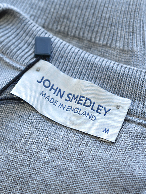 John Smedley 日本限定企画 24G CREW SWEATER Silver