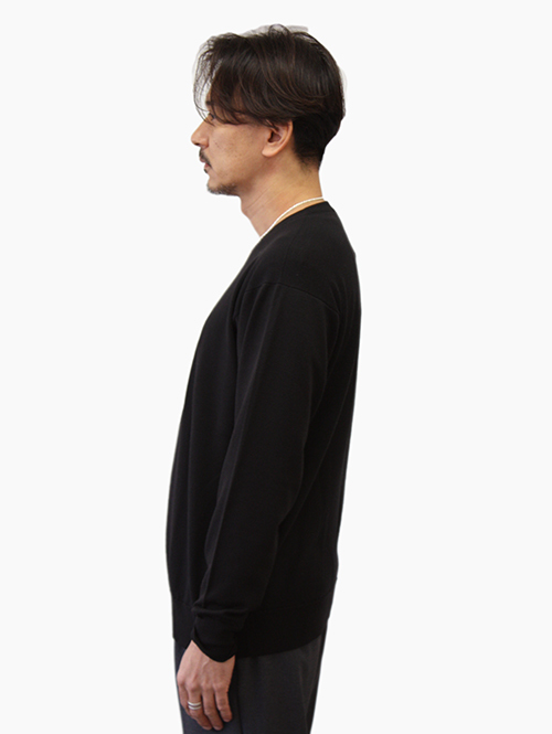 John Smedley 日本限定企画 24G CREW SWEATER Black