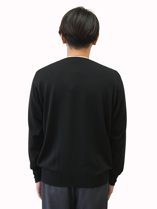 John Smedley 日本限定企画 24G CREW SWEATER Black