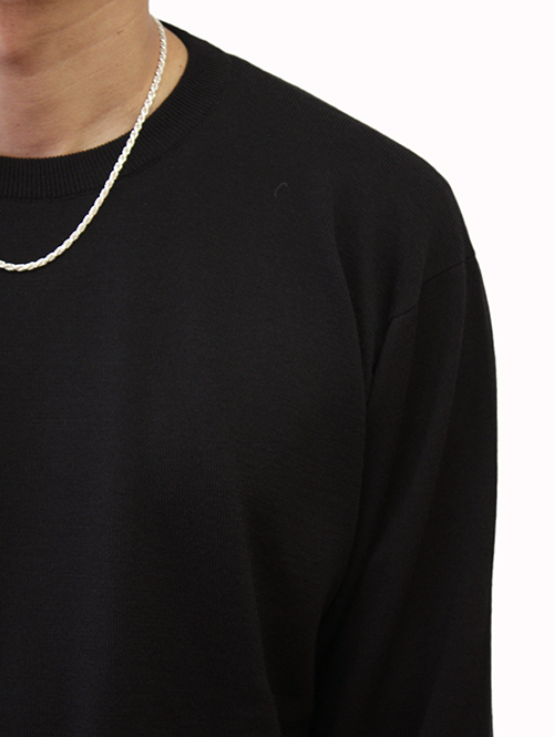 John Smedley 日本限定企画 24G CREW SWEATER Black
