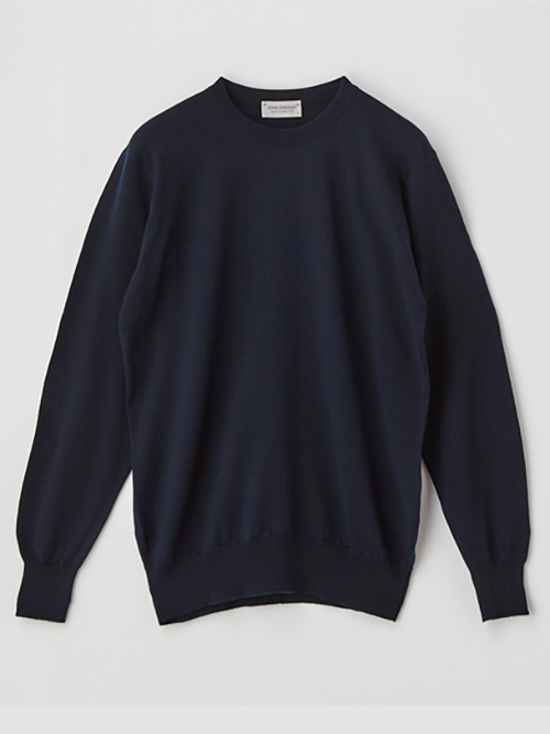 John Smedley 日本限定企画 24G CREW SWEATER Black