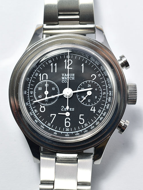 VAGUE WATCH 2 EYES AG クロノグラフ BLACK