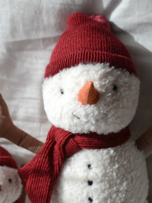 Jellycat Teddy Snowman 　Little 雪だるま 縫いぐるみ　小さい方のサイズリトル