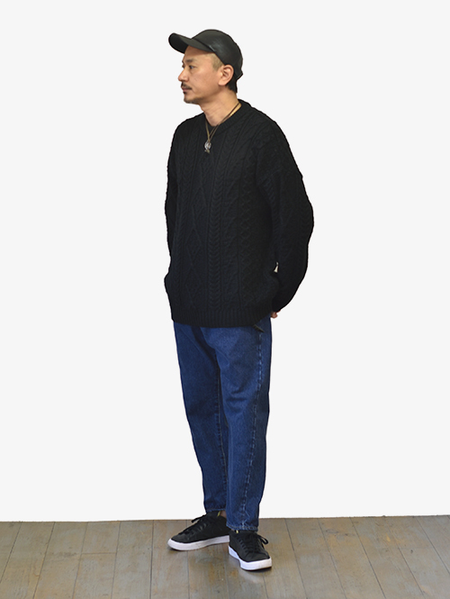 LA MOND MIDDLE WIDE TAPERED DENIM