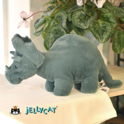 Jellycat　Fossilly Triceratops　ジェリーキャット　トリケラトプス　恐竜　きょうりゅうのぬいぐるみ　