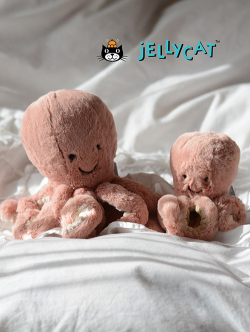 【Sサイズ /  23cm 】JELLYCAT　Odyssey Odell Octopus Little（S / リトルサイズ)　23㎝　タコの縫いぐるみ　たこ