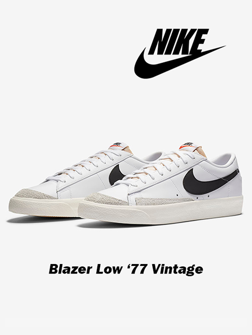 NKE BLAZER LOW '77 VINTAGE White