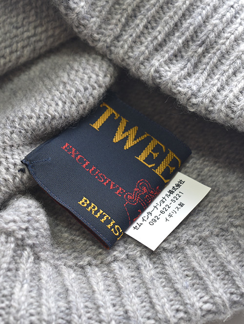 TWEED MILL WOOL BEANIE - Grey