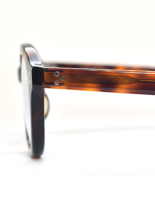 Turn me On New Sunglass Boston Type (HAVANA BROWNフレーム/L.BLUEレンズ)