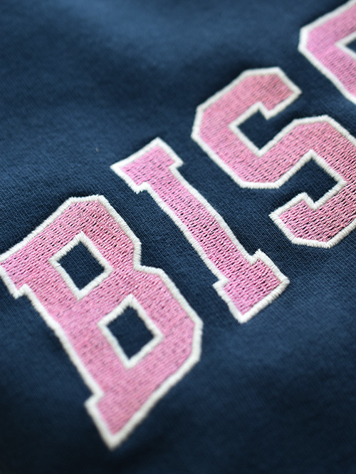 BISOUS Skateboards Logo Crew Navy