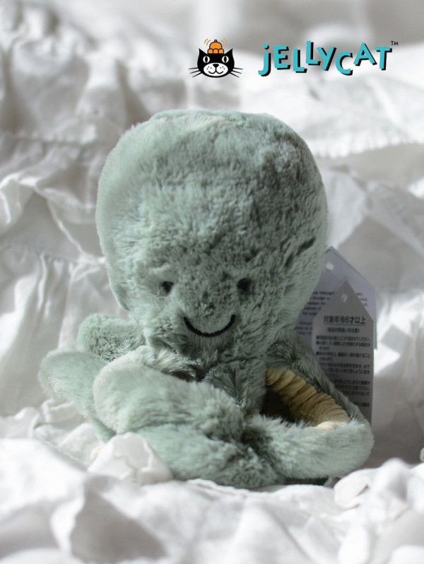【Badyサイズ / 14cm 】 Odyssey Octopus Baby (TINY) 手のひらサイズ タコ Odell Octopus たこのぬいぐるみ