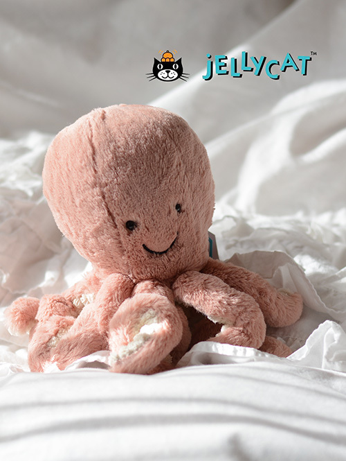 【Badyサイズ / 14cm 】 Odyssey Octopus Baby (TINY) 手のひらサイズ タコ Odell Octopus たこのぬいぐるみ