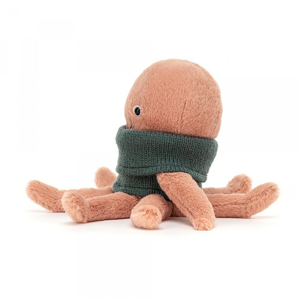 Jelly cat Cozy Crew Octopus　洋服を着た たこのぬいぐるみ