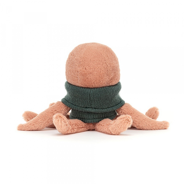 Jelly cat Cozy Crew Octopus　洋服を着た たこのぬいぐるみ