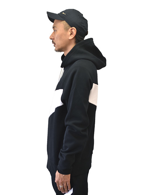 NIKE TECH SWOOSH PULLOVER HOODIE BK