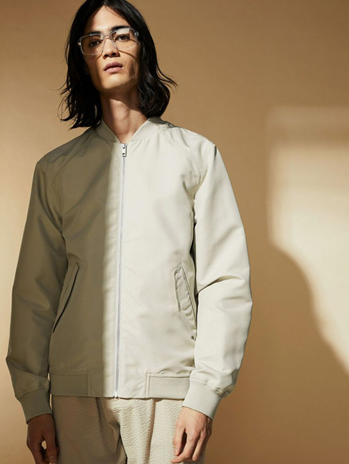 ELVINE REX Bomber jacket Dk Bone White