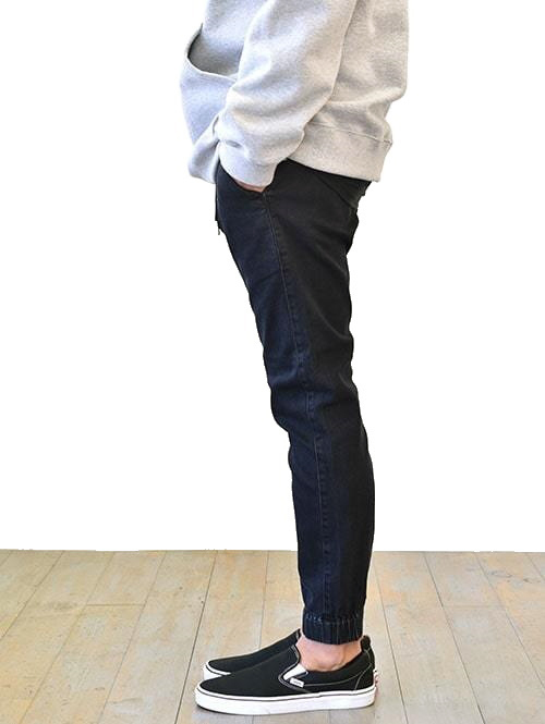 ZANEROBE SURESHOT JOGGER Black Denim Wash