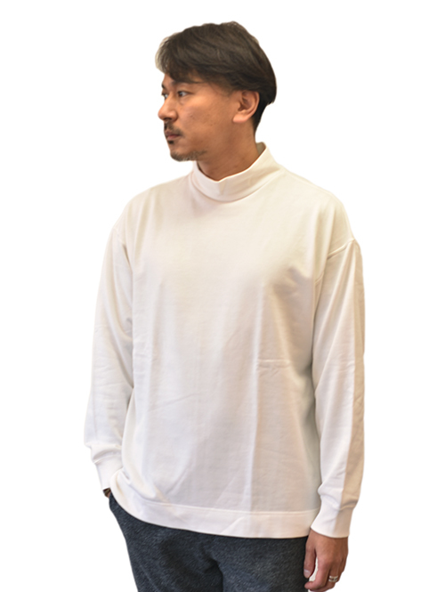 SERGEANT ハイネック ロングスリーブ White