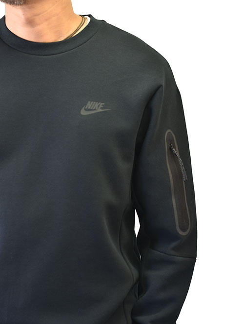 NIKE TECH FLEECE CREW BLK CU4506-010