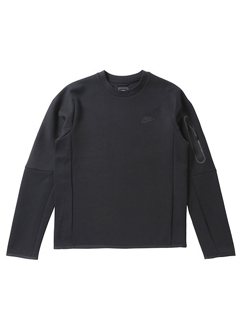NIKE TECH FLEECE CREW BLK CU4506-010