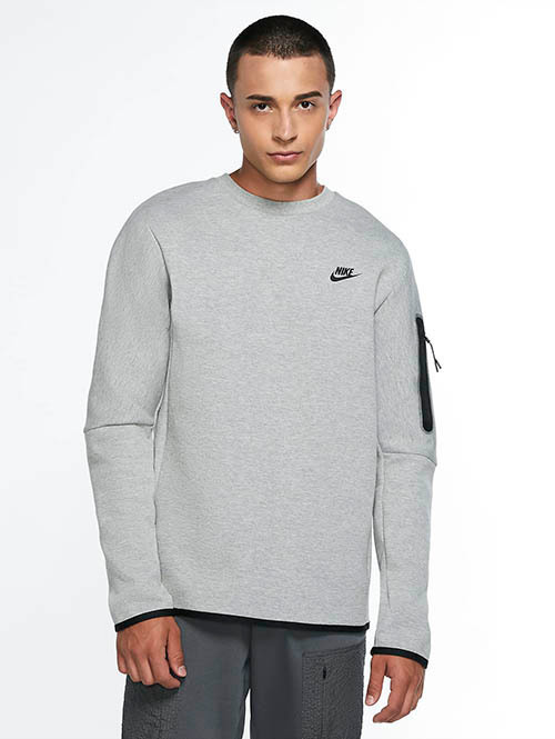 NIKE TECH FLEECE CREW　GREY　CU4506-063