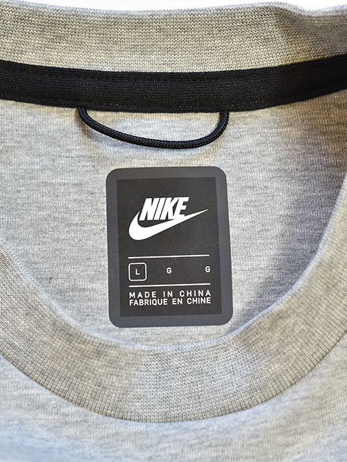 NIKE TECH FLEECE CREW　GREY　CU4506-063