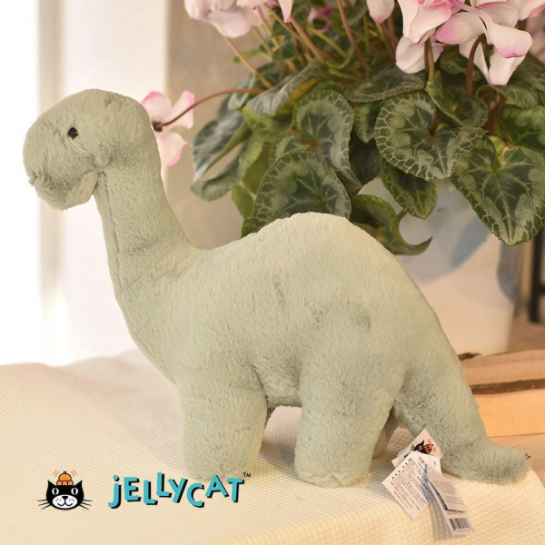 Jellycat Fossilly Brontosaurus 恐竜　ジェリーキャット ブロントザウルス　FOS2B