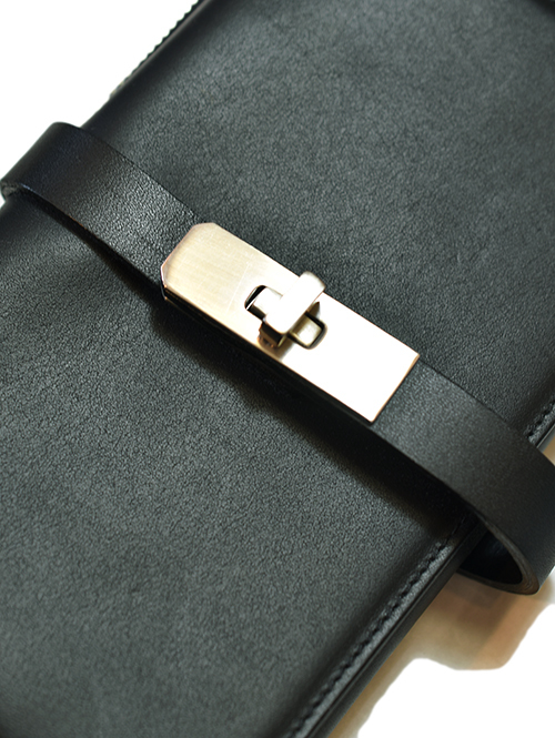 M.U.L Leather チェーン ストラップ ウォレット ショルダーバッグ