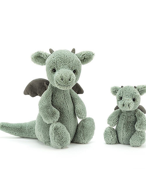 【Mサイズ 】Jellycat Bashful Dragon バシュフル ドラゴン　　BAS3DGN