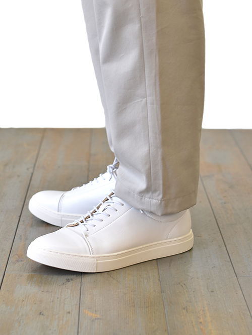 LA MOND MIDDLE WIDE PANT - Beige 高級 スーピマコットン