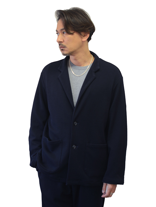 LA MOND TWEED KNIT JACKET - D.Navy