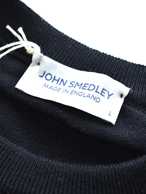 Jhon Smedley 日本限定 メンズ 24G 長袖 クルーネックニット S4577