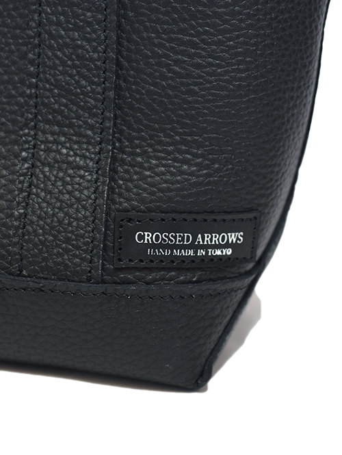 CROSSED ARROWS フラワースタッズ レザートートバッグ GOLD