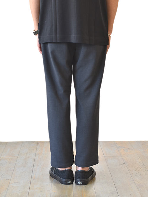 LA MOND RAYON TAPERED PANT - Charcoal