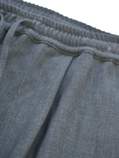 LA MOND RAYON TAPERED PANT - Charcoal